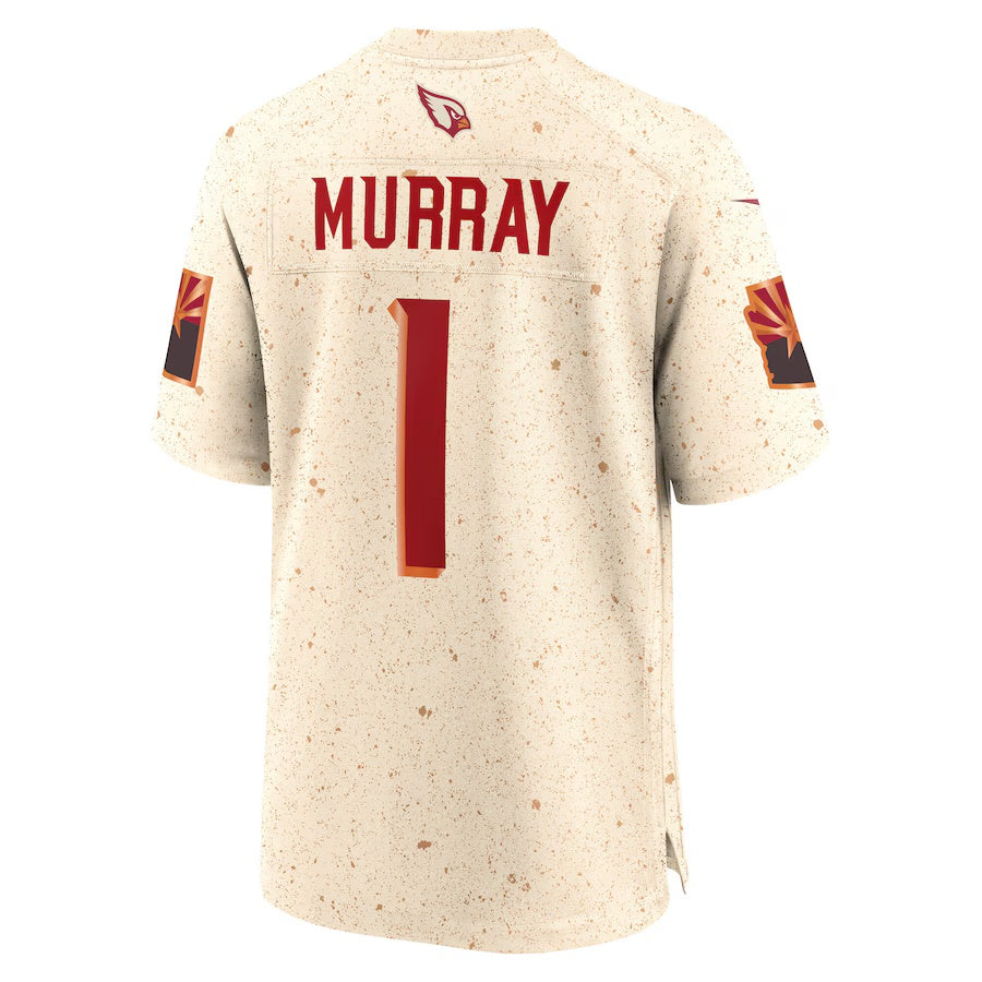 A.Cardinals #1 Kyler Murray 2025 Rivalries Collection Game Jersey  - Natural Stitched American Football Jersey