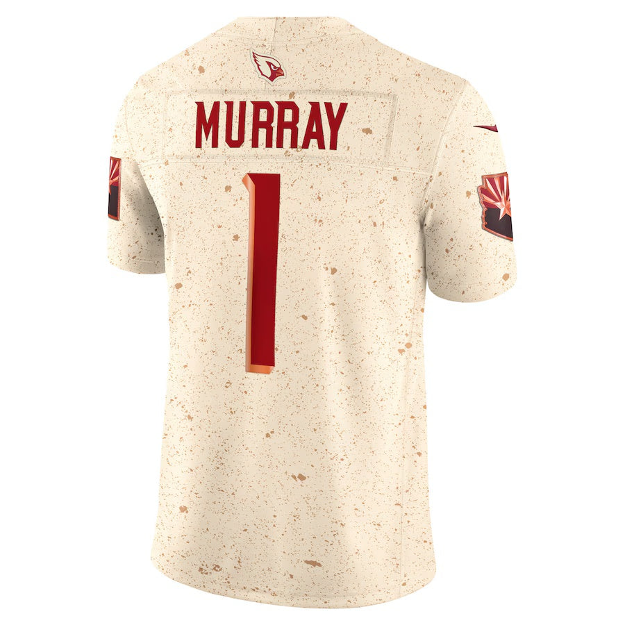 A.Cardinals #1 Kyler Murray 2025 Rivalries Collection Limited Jersey  - Natural Stitched American Football Jersey