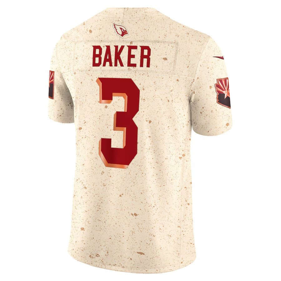 A.Cardinals #3 Budda Baker 2025 Rivalries Collection Limited Jersey  - Natural Stitched American Football Jersey