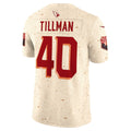 A.Cardinals #40 Pat Tillman 2025 Rivalries Collection Retired Player Limited Jersey  - Natural Stitched American Football Jersey