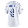 B.Bills #4 James Cook III 2025 Rivalries Collection Game Jersey  - White Football Stitched American Jersey