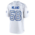 B.Bills #58 Matt Milano 2025 Rivalries Collection Game Jersey  - White Football Stitched American Jersey