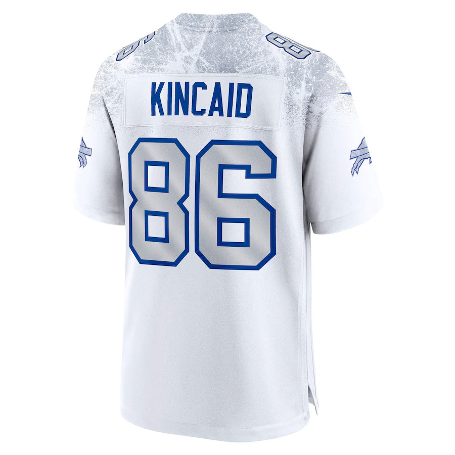 B.Bills #86 Dalton Kincaid 2025 Rivalries Collection Game Jersey  - White Football Stitched American Jersey