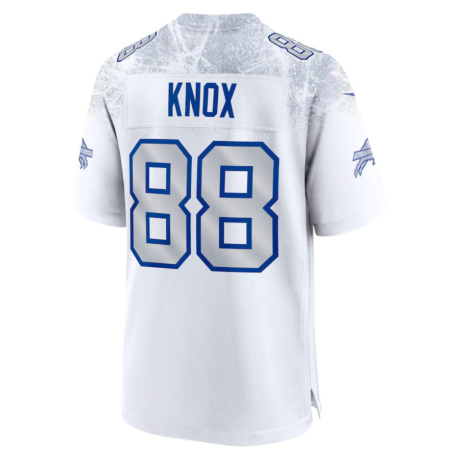 B.Bills #88 Dawson Knox 2025 Rivalries Collection Game Jersey  - White Football Stitched American Jersey