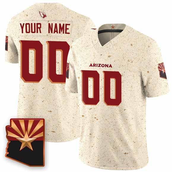 Custom A.Cardinals Active Player 2025 F.U.S.E. Rivalries Vapor Untouchable Limited Football Stitched Jersey