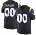 Custom LA.Rams Active Player Black 2025 F.U.S.E. Rivalries Vapor Limited Football Stitched Jersey