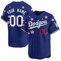 Custom Los Angeles Dodgers Active Player Royal 2025 Tokyo Series Limited Stitched Baseball Jersey