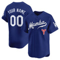 Custom Los Angeles Dodgers Royal Mamba Vapor Premier Limited Custom Jersey - All Stitched Baseball Jersey