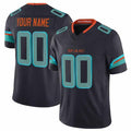 Custom M.Dolphins Active Player Black 2025 F.U.S.E. Rivalries Vapor Limited Football Stitched Jersey
