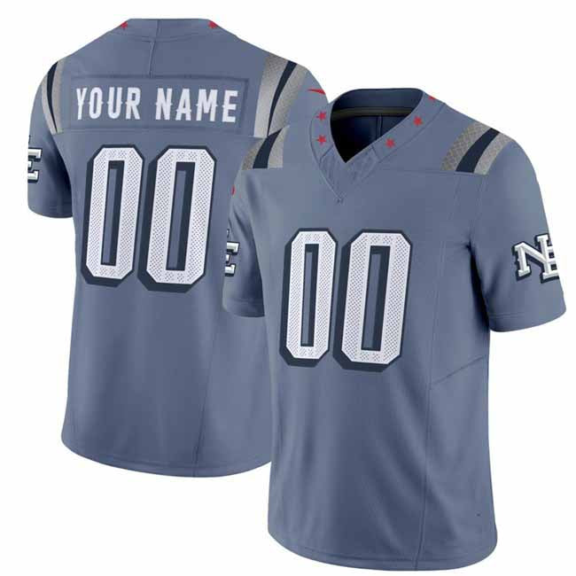 Custom NE.Patriots Active Player 2025 F.U.S.E. Rivalries Vapor Limited Football Stitched Jersey