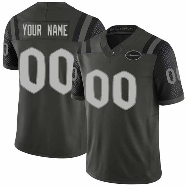 Custom NY.Jets Active Player Black 2025 F.U.S.E. Rivalries Vapor Limited Football Stitched Jersey