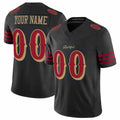 Custom SF.49ers Active Player Black 2025 F.U.S.E. Rivalries Vapor Limited Football Stitched Jersey