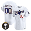 Custom Los Angeles Dodgers Vin Scully Patch Gold Trim Vapor Premier Limited ¨C All Stitched Baseball Jersey