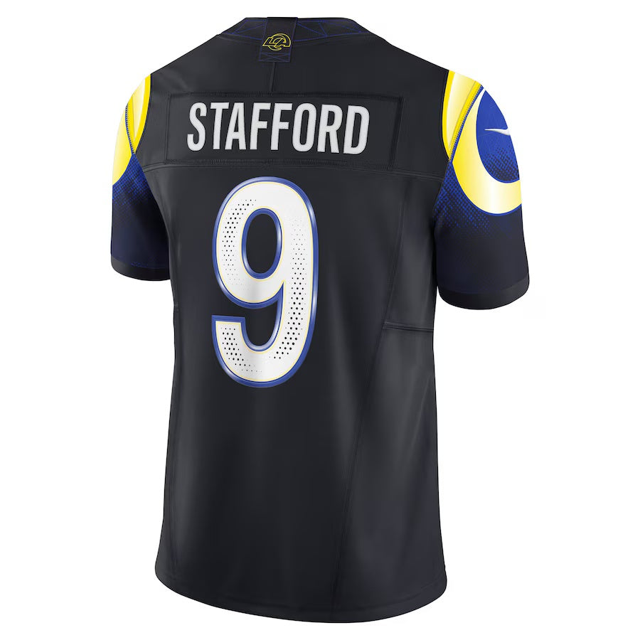 LA.Rams #9 Matthew Stafford 2025 Rivalries Collection Limited Jersey  - Midnight Blue Stitched American Football Jersey