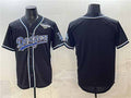 Los Angeles Dodgers Blank Black Fashion 2025 World Series Cool Base Stitched Baseball Jersey
