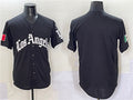 Los Angeles Dodgers Blank Black Mexico 2025 LA Gothic Style With Fernando Patch Vapor Premier Limited Stitched Baseball Jersey