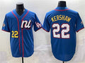 Los Angeles Dodgers National League #22 Clayton Kershaw Blue 2025 All-Star Edition Limited Stitched Baseball Jersey