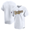 Los Angeles Dodgers White 2025 Gold Collection Limited Stitched Baseball Jersey