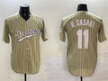 Los Angeles Dodgers #11 Roki Sasaki Cream Cool Base Stitched Baseball Jersey