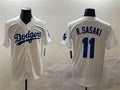 Los Angeles Dodgers #11 Roki Sasaki White Cool Base Stitched Baseball Jersey