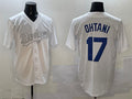 Los Angeles Dodgers #17 Shohei Ohtani White Fashion Cool Base Stitched Baseball Jersey