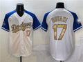 Los Angeles Dodgers #17 Shohei Ohtani White Royal Gold 2024 World Series Champions Vapor Limited Stitched Baseball Jersey