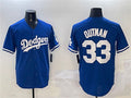 Los Angeles Dodgers #33 James Outman Royal Cool Base Stitched Baseball Jersey