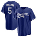 Los Angeles Dodgers #5 Freddie Freeman Alternate Replica Player Jersey - Royal Stitched Baseball Jersey
