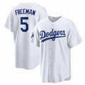 Los Angeles Dodgers #5 Freddie Freeman White 2025 World Series Champions Stitched Baseball Jersey