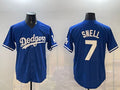 Los Angeles Dodgers #7 Blake Snell Royal Cool Base Stitched Baseball Jersey
