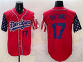 Los Angeles Dodgers #17 Shohei Ohtani Red Limited Stitched Baseball Jersey
