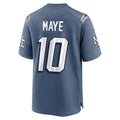 NE.Patriots #10 Drake Maye 2025 Rivalries Collection Game Jersey  - Storm Blue Stitched American Football Jersey