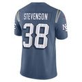 NE.Patriots #38 Rhamondre Stevenson 2025 Rivalries Collection Limited Jersey  - Storm Blue Stitched American Football Jersey
