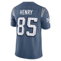 NE.Patriots #85 Hunter Henry 2025 Rivalries Collection Limited Jersey  - Storm Blue Stitched American Football Jersey