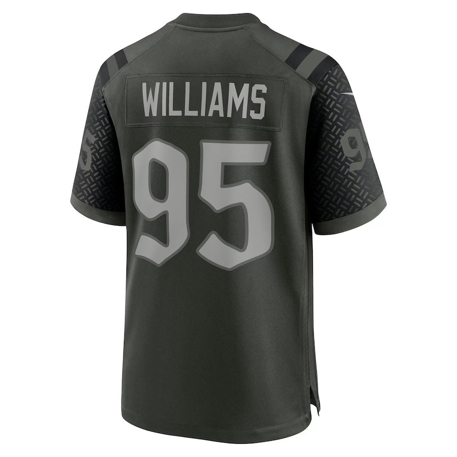 NY.Jets #95 Quinnen Williams 2025 Rivalries Collection Game Jersey  - Gotham Green Stitched American Football Jersey