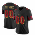 Custom SF.49ers Black 2025 Rivalries Vapor Limited Stitched American Football Jersey