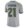 S.Seahawks #21 Devon Witherspoon 2025 Rivalries Collection Limited Jersey  - Wolf Gray Stitched American Football Jersey