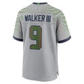 S.Seahawks #9 Kenneth Walker III 2025 Rivalries Collection Game Jersey  - Wolf Gray Stitched American Football Jersey