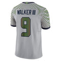 S.Seahawks #9 Kenneth Walker III 2025 Rivalries Collection Limited Jersey  - Wolf Gray Stitched American Football Jersey