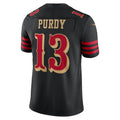 SF.49ers #13 Brock Purdy 2025 Rivalries Collection Limited Jersey  - Black Stitched American Football Jersey