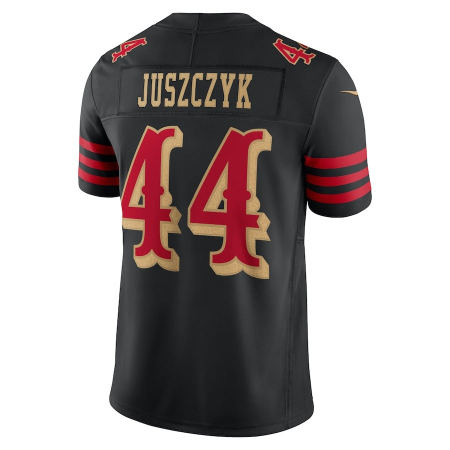 SF.49ers #44 Kyle Juszczyk 2025 Rivalries Collection Limited Jersey  - Black Stitched American Football Jersey