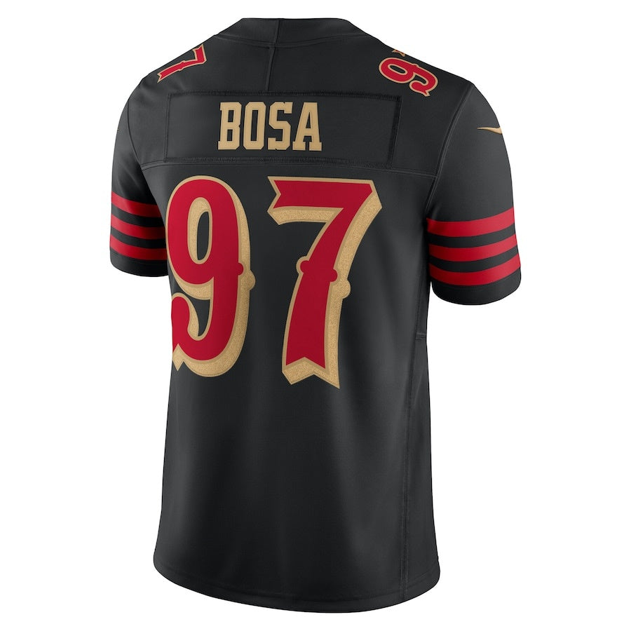 SF.49ers #97 Nick Bosa 2025 Rivalries Collection Limited Jersey  - Black Stitched American Football Jersey